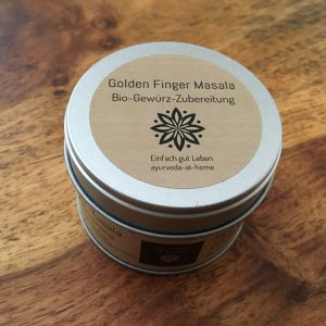 Golden Finger Masala Bio-Gewürz-Zubereitung Ayurveda at home Ines Steindl