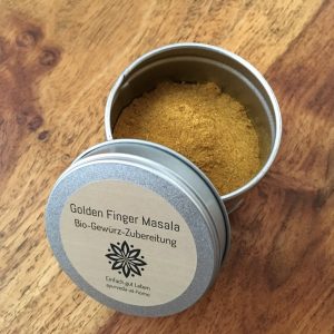 Ayurveda at home Golden Finger Masala Bio-Gewürz-Zubereitung im Shop von Ines Steindel - Ayurveda at home