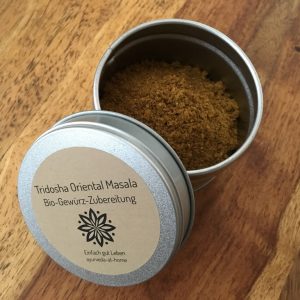 Tridosha Oriental Masala Bio-Gewürz-Zubereitung - Ayurveda Gewürzmischung