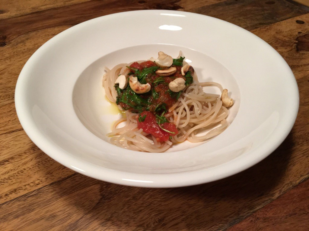 AYURVEDA PASTA POMODORO WÜRZIG, KLASSIKER NEU INTERPRETIERT